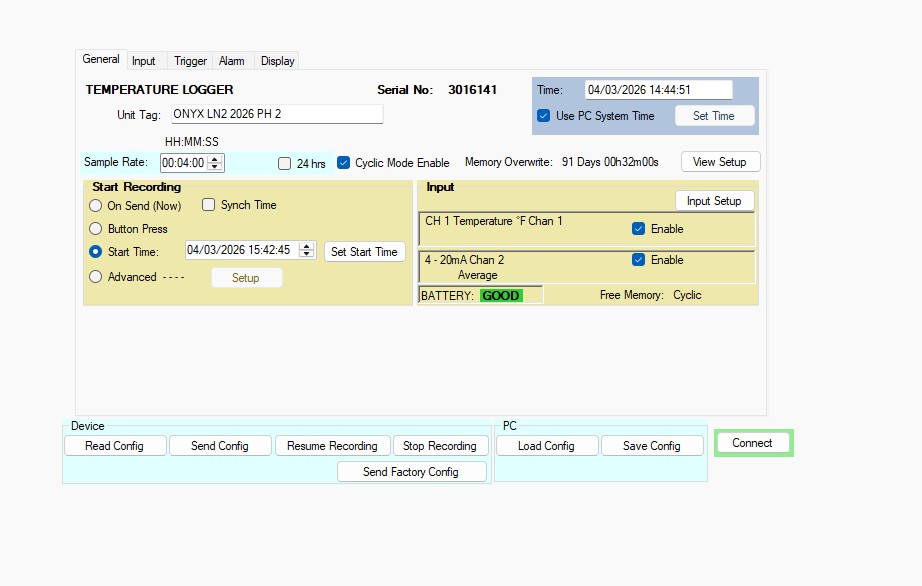 Phase 2 Software Settings